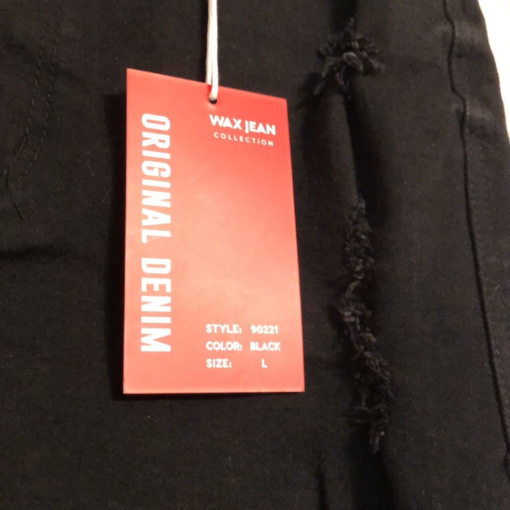 Wax Jean Black Denim Skirt - Picture 3 of 11